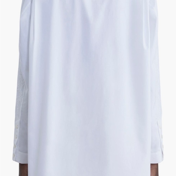 Lafayette 148 New York Bohemian Bloom Embroidered Poplin Tunic Shirt Sz S - Picture 3 of 9